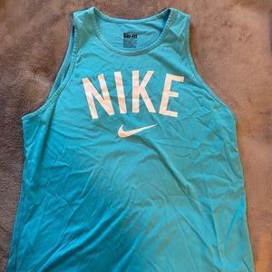 Blue Nike Workout Tank